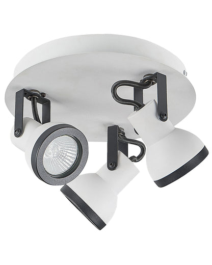  3 Light Spotlight BARO Adjustable Metal White
