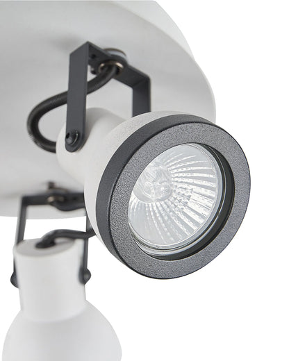  3 Light Spotlight BARO Adjustable Metal White