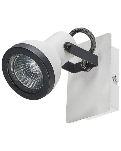  Set Of 2 Spotlight Lamps BARO Adjustable Metal White