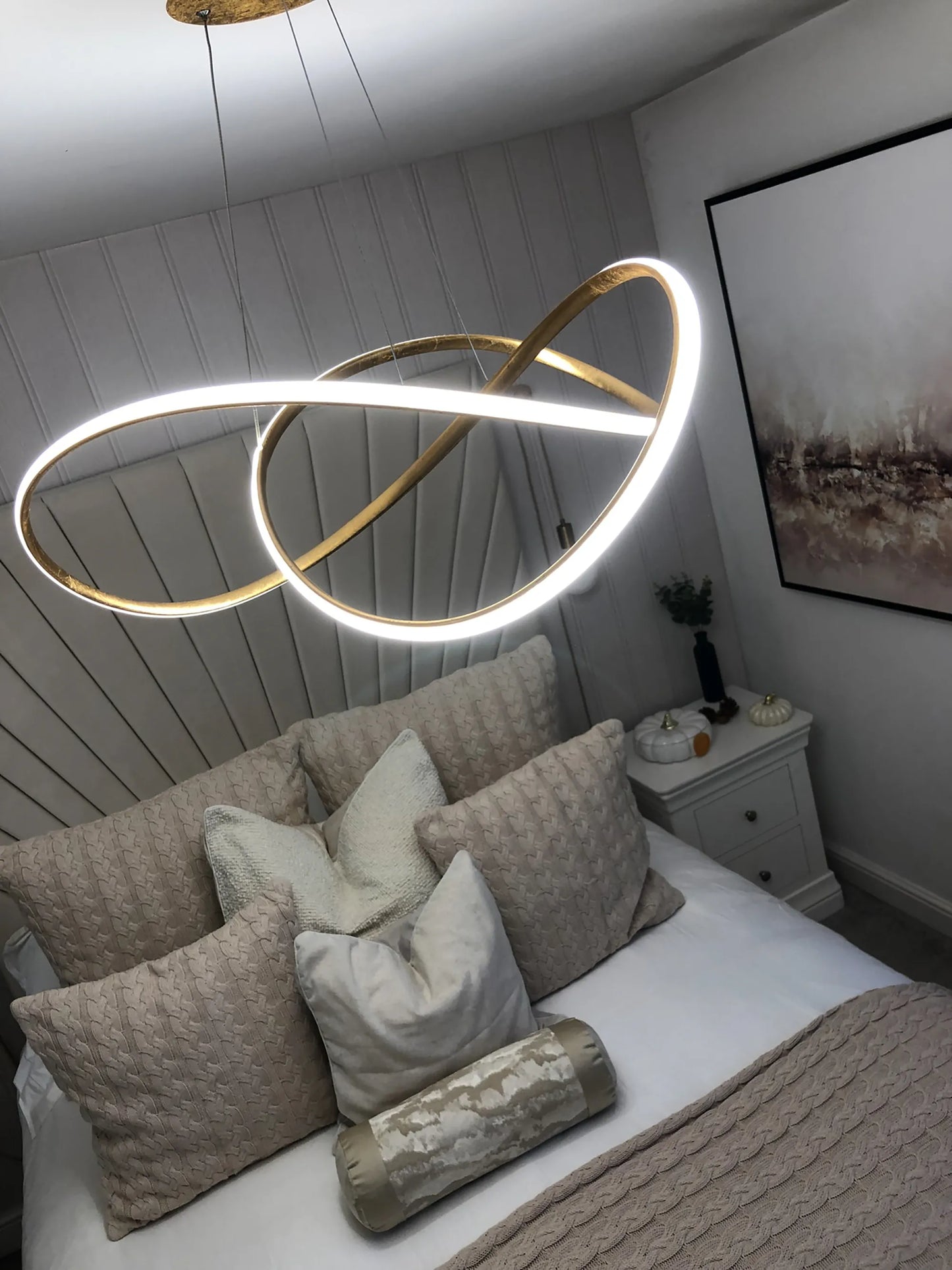  LED Pendant Lamp TUMEN Metal Gold