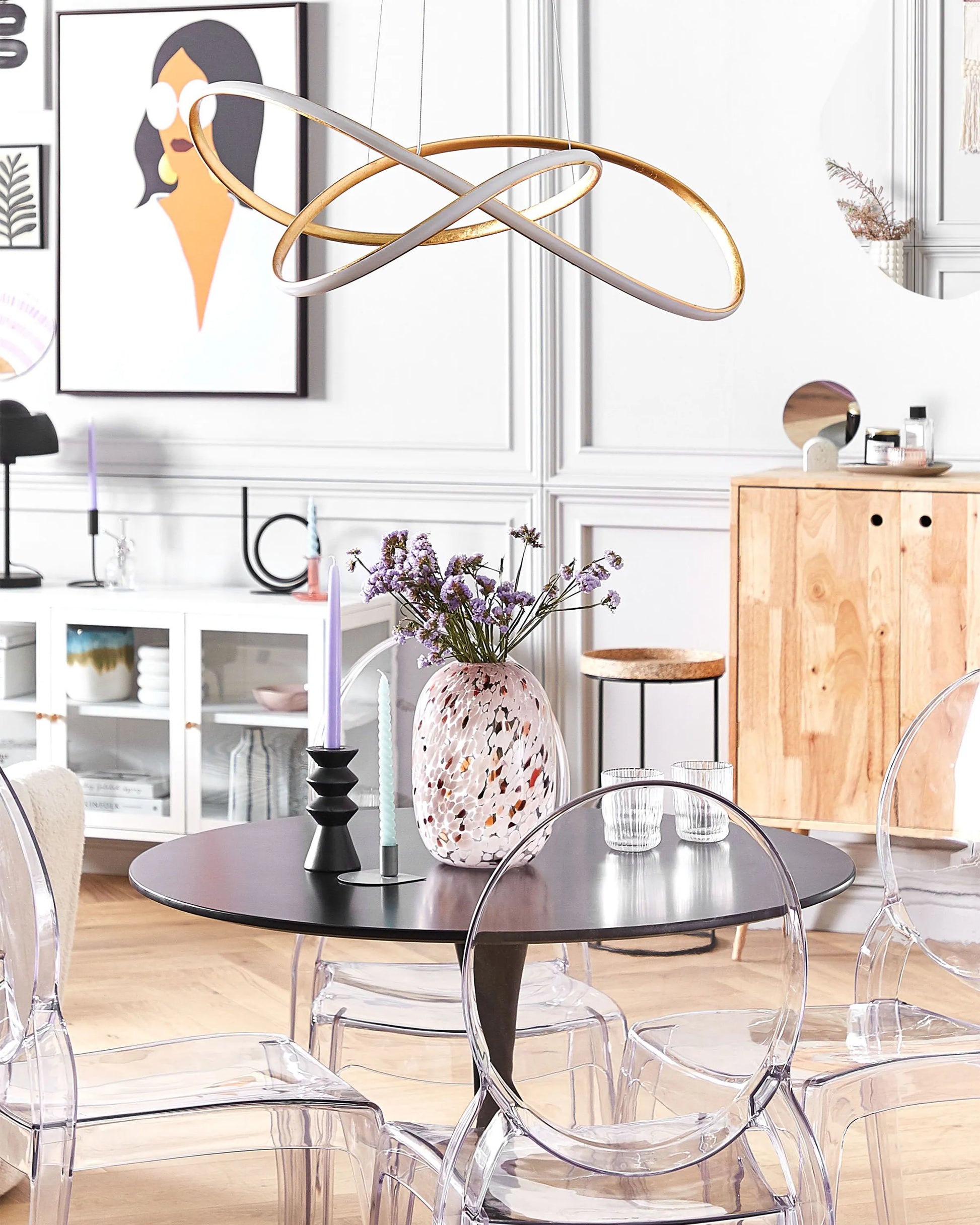  LED Pendant Lamp TUMEN Metal Gold