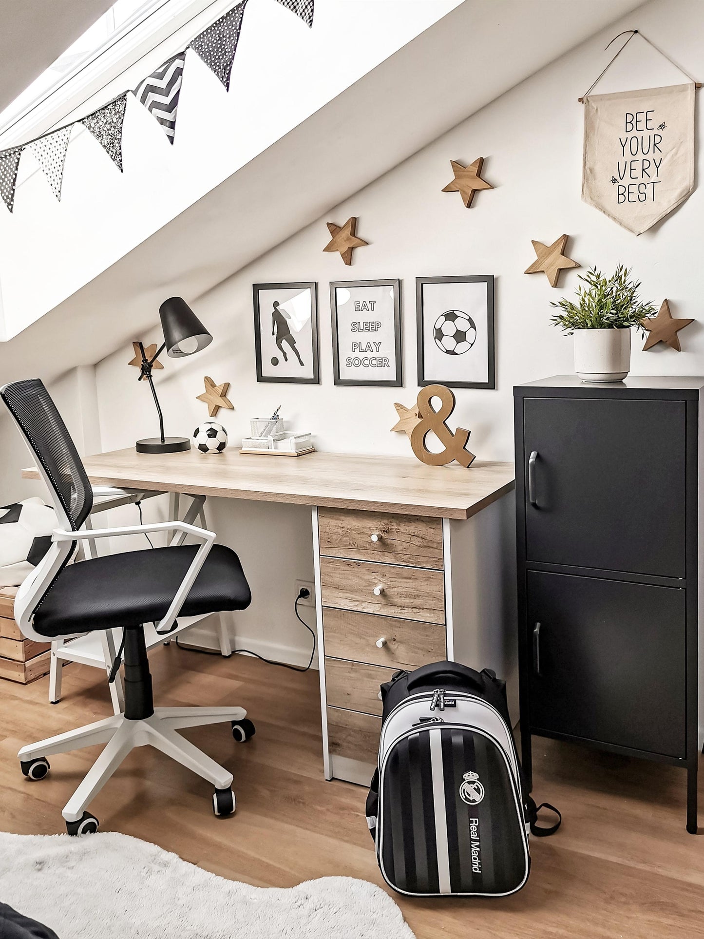  Desk Lamp HORTON Adjustable Metal Black