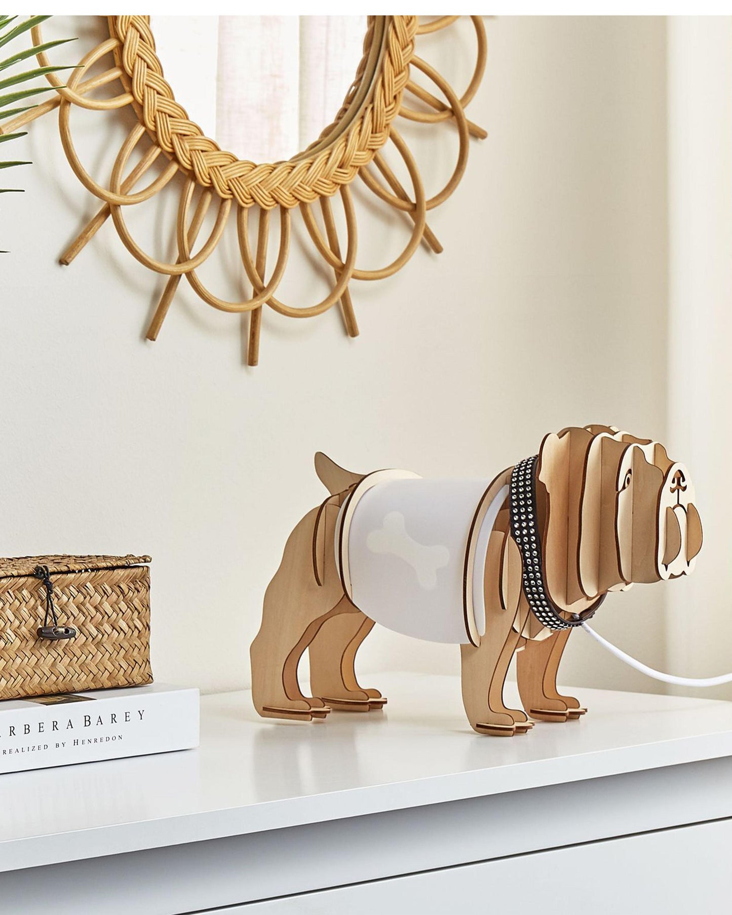  Table Lamp Dog DOUCE Light Brown