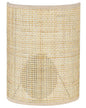  Wall Lamp DEMITRIE Rattan Natural