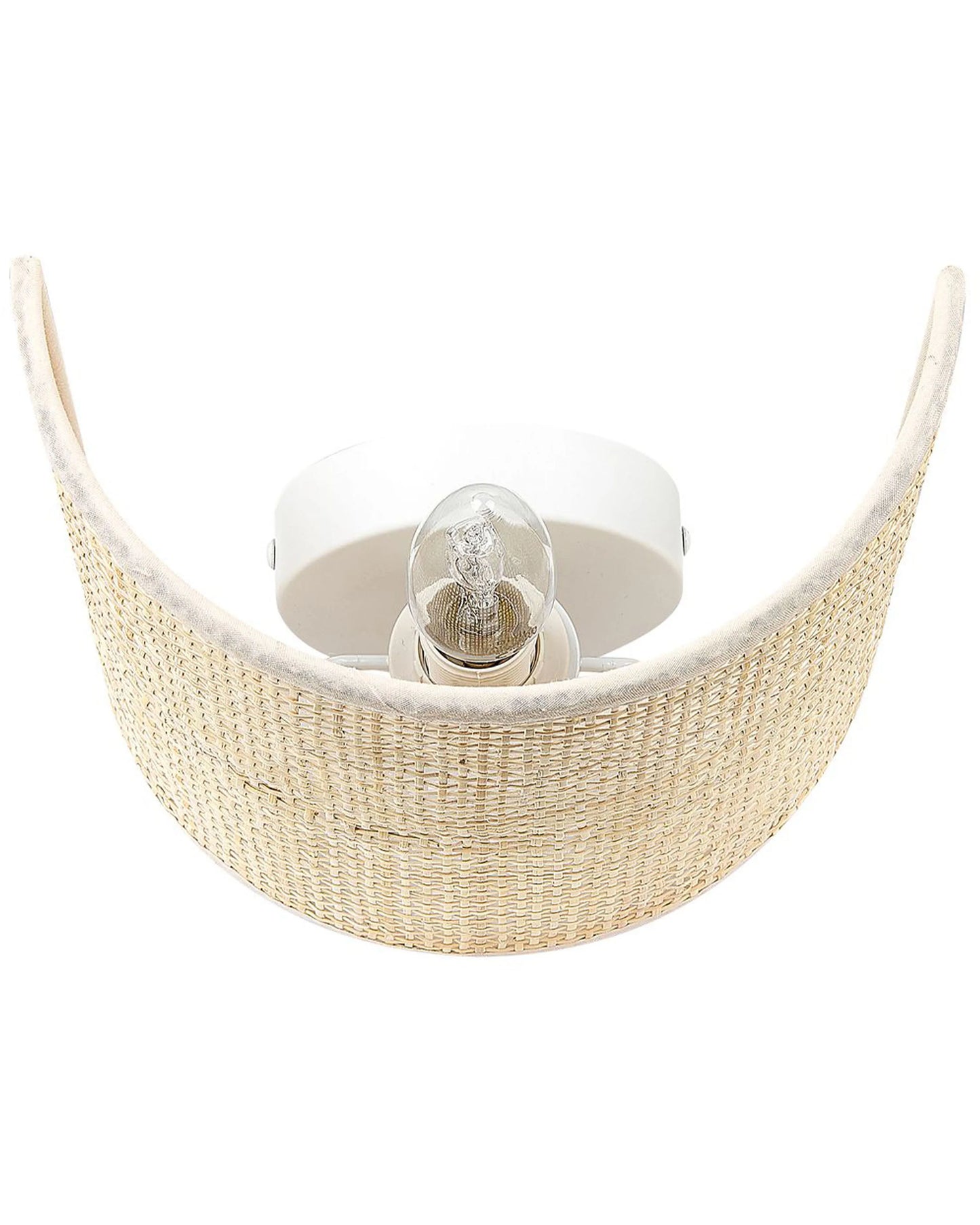  Wall Lamp DEMITRIE Rattan Natural