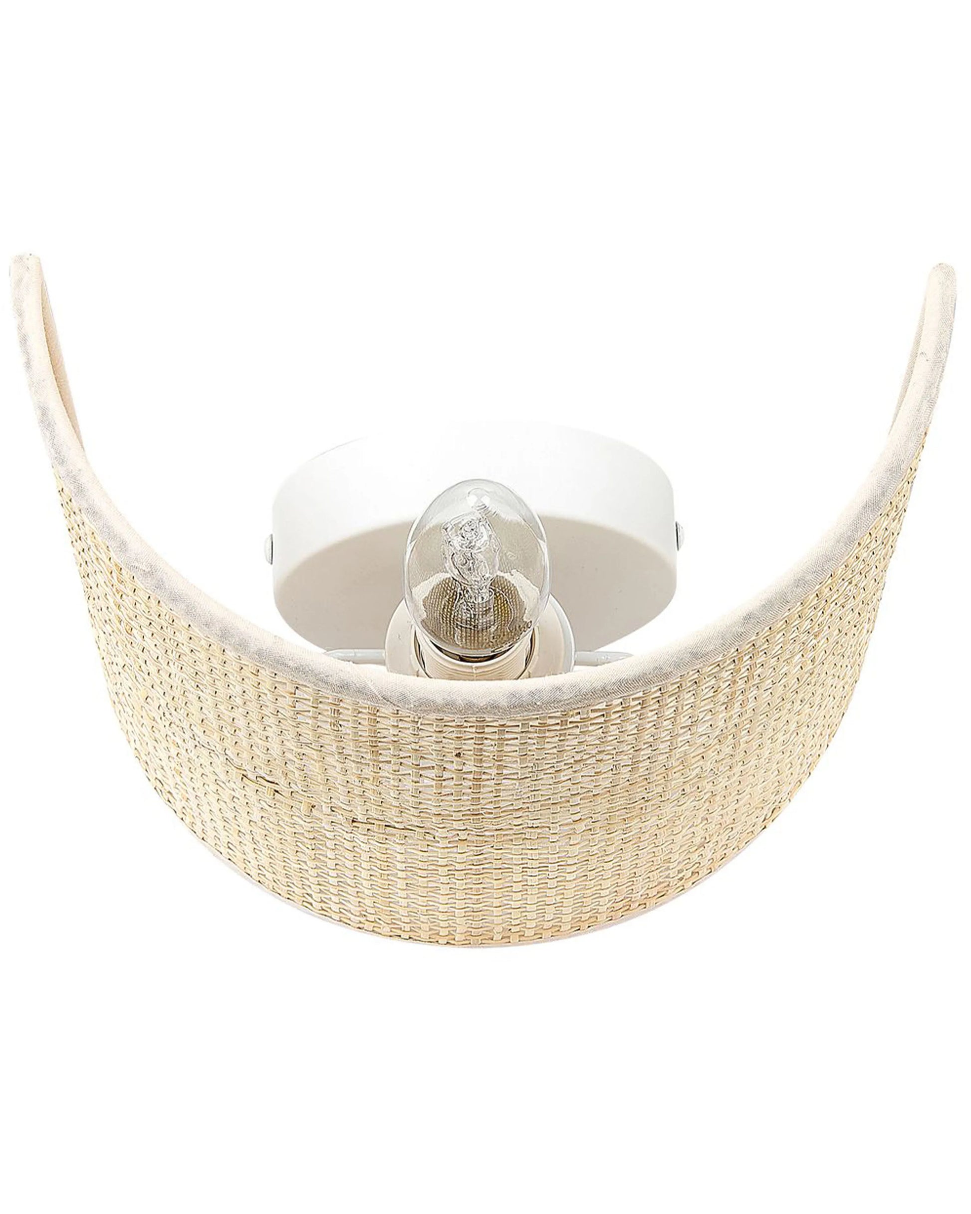  Wall Lamp DEMITRIE Rattan Natural