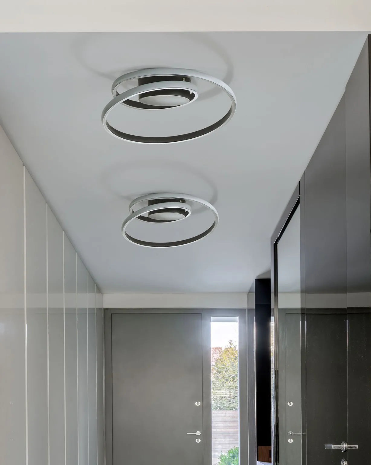  LED Ceiling Lamp NARYN Metal Black