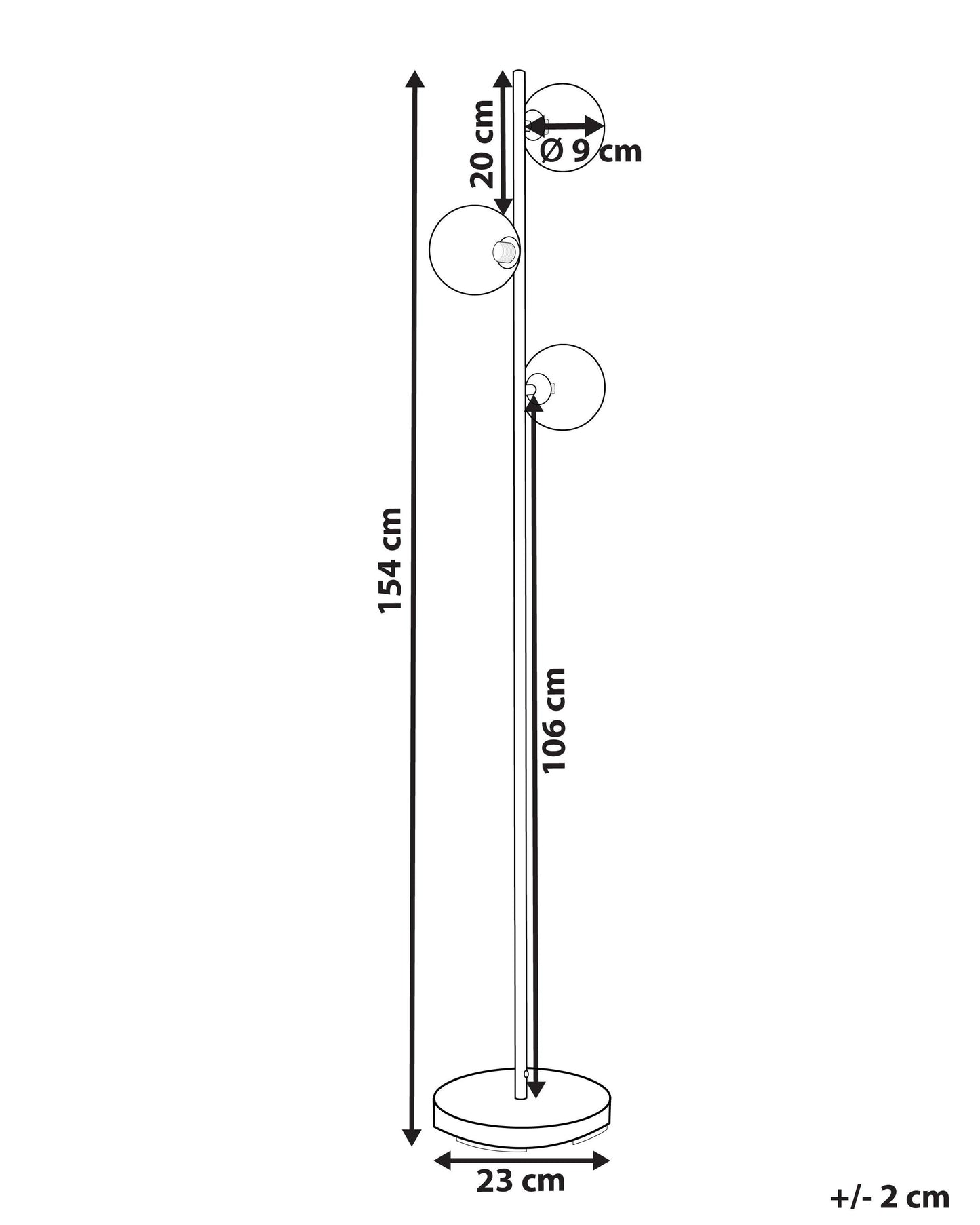  Floor Lamp RAMIS Metal Gold