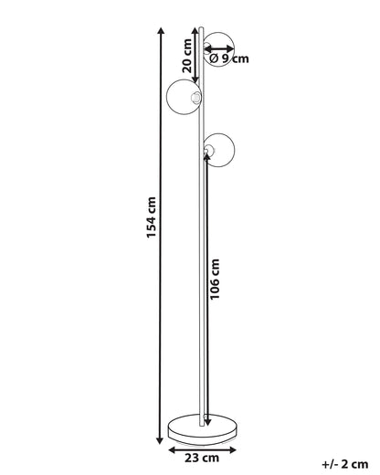 Floor Lamp RAMIS Metal Gold