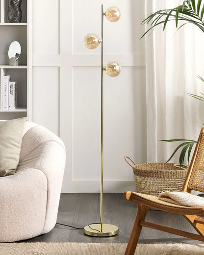  Floor Lamp RAMIS Metal Gold
