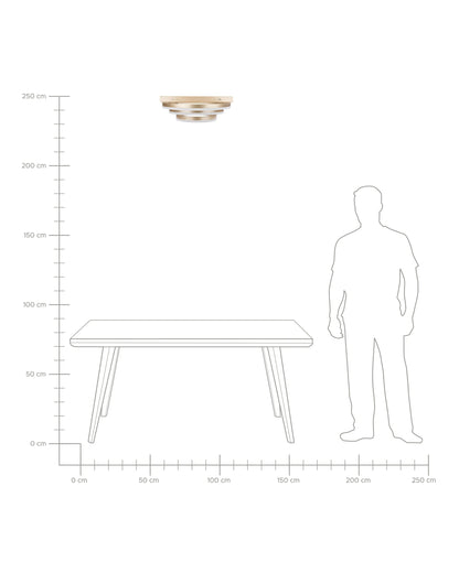  LED Ceiling Lamp NORE Gold