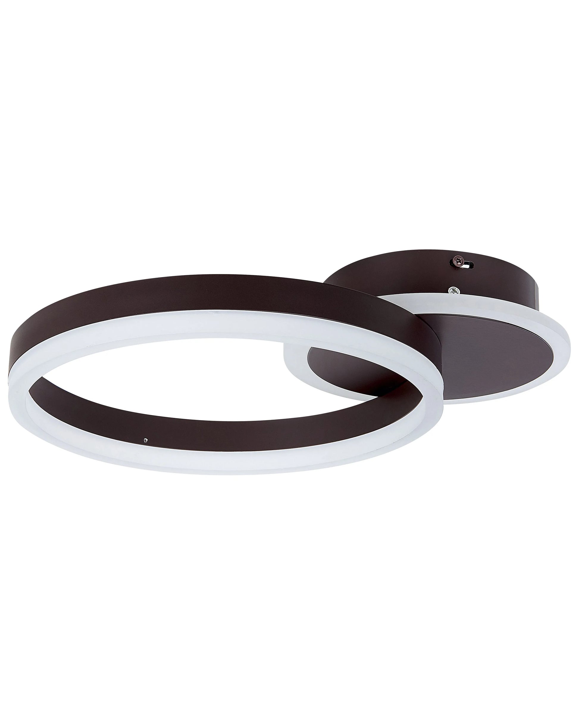  LED Ceiling Lamp GLYDE Metal Dark Brown