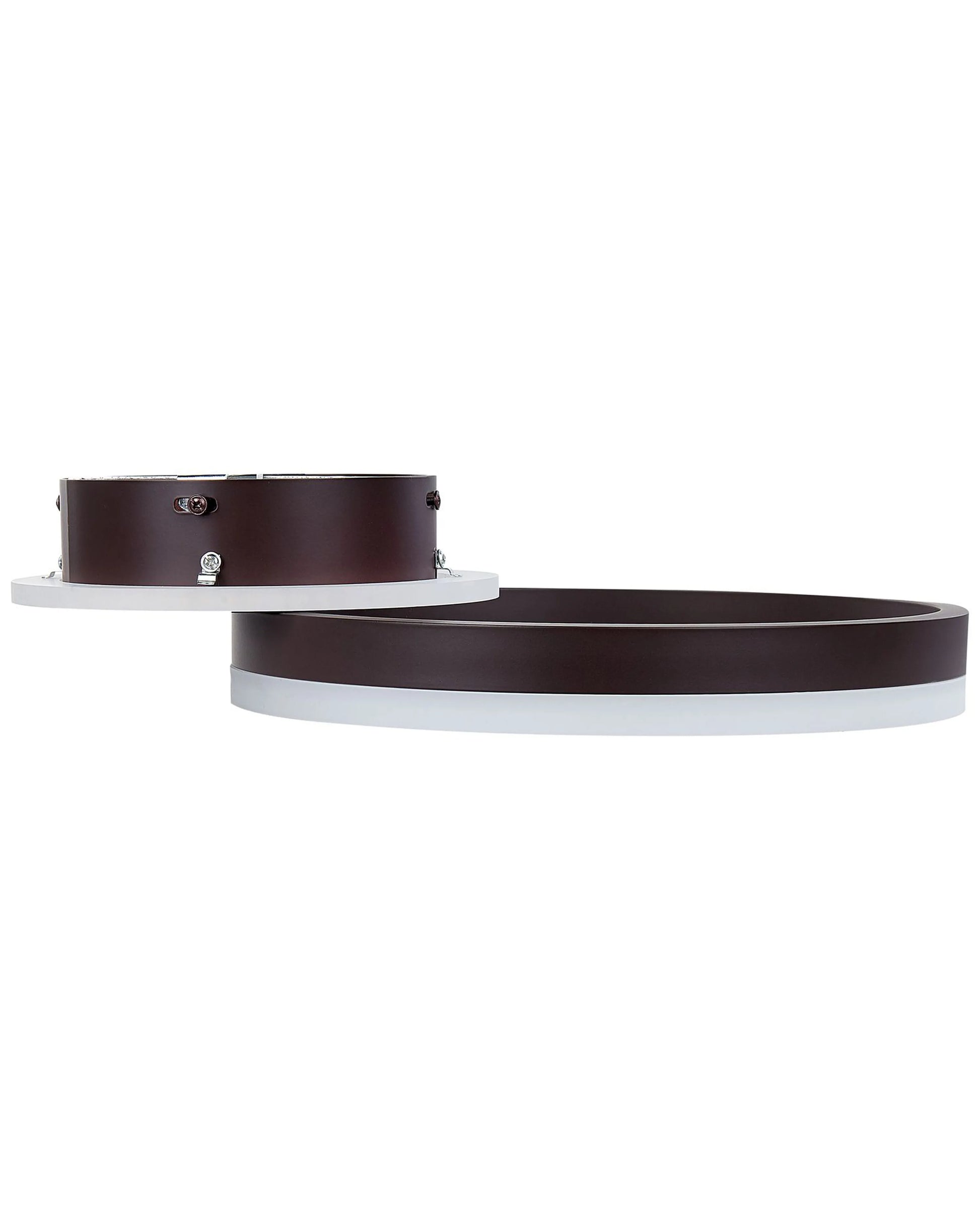  LED Ceiling Lamp GLYDE Metal Dark Brown