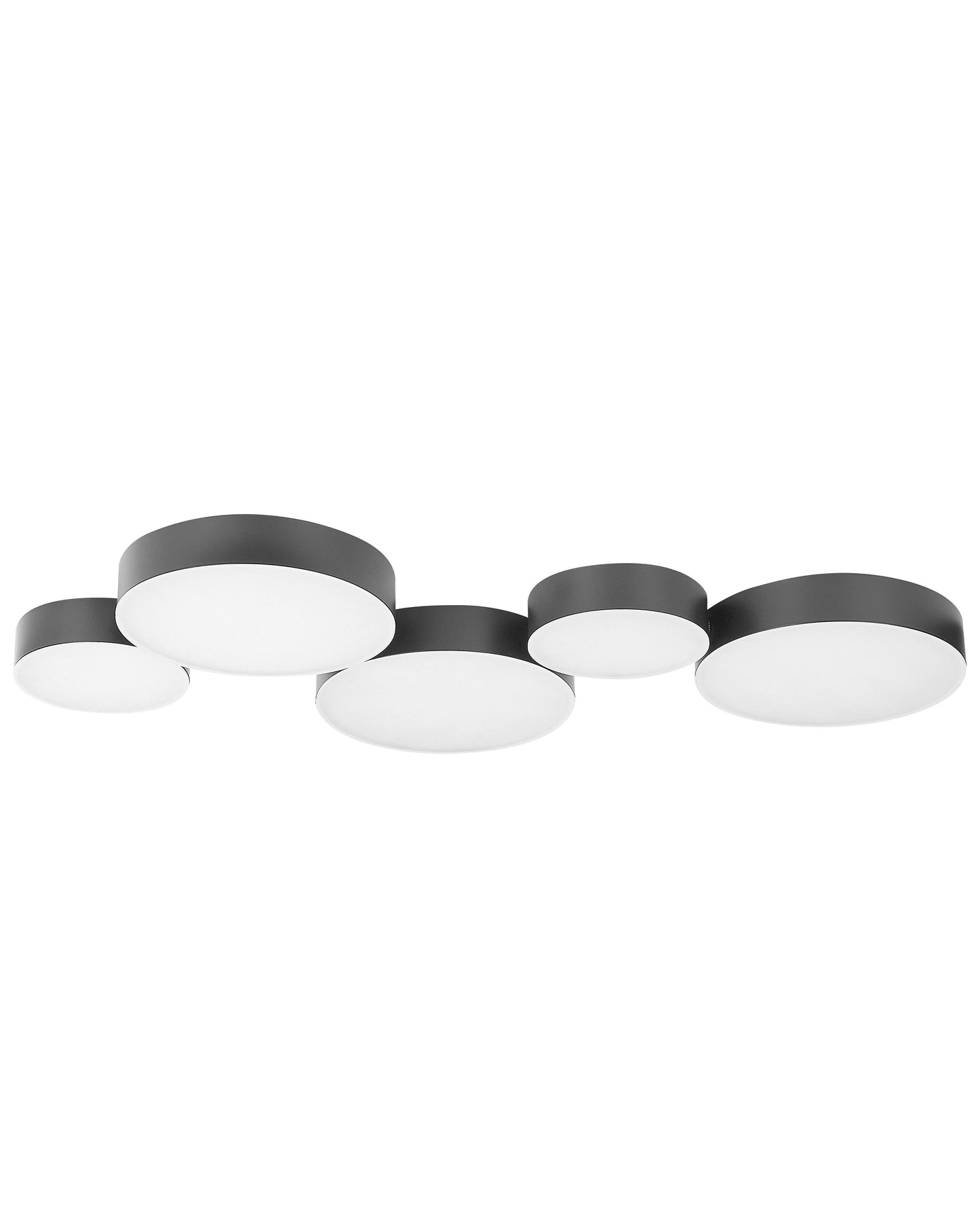  LED Ceiling Lamp LUGA Metal Black