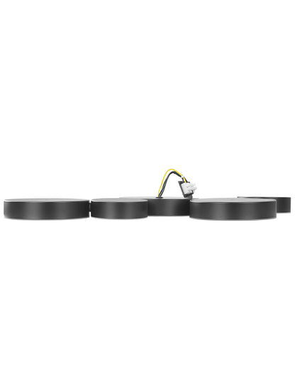  LED Ceiling Lamp LUGA Metal Black
