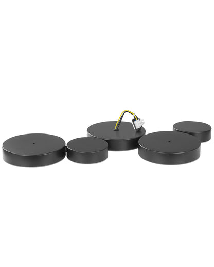  LED Ceiling Lamp LUGA Metal Black