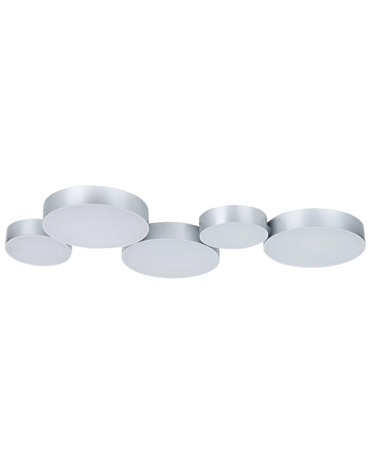  LED Ceiling Lamp LUGA Metal Silver