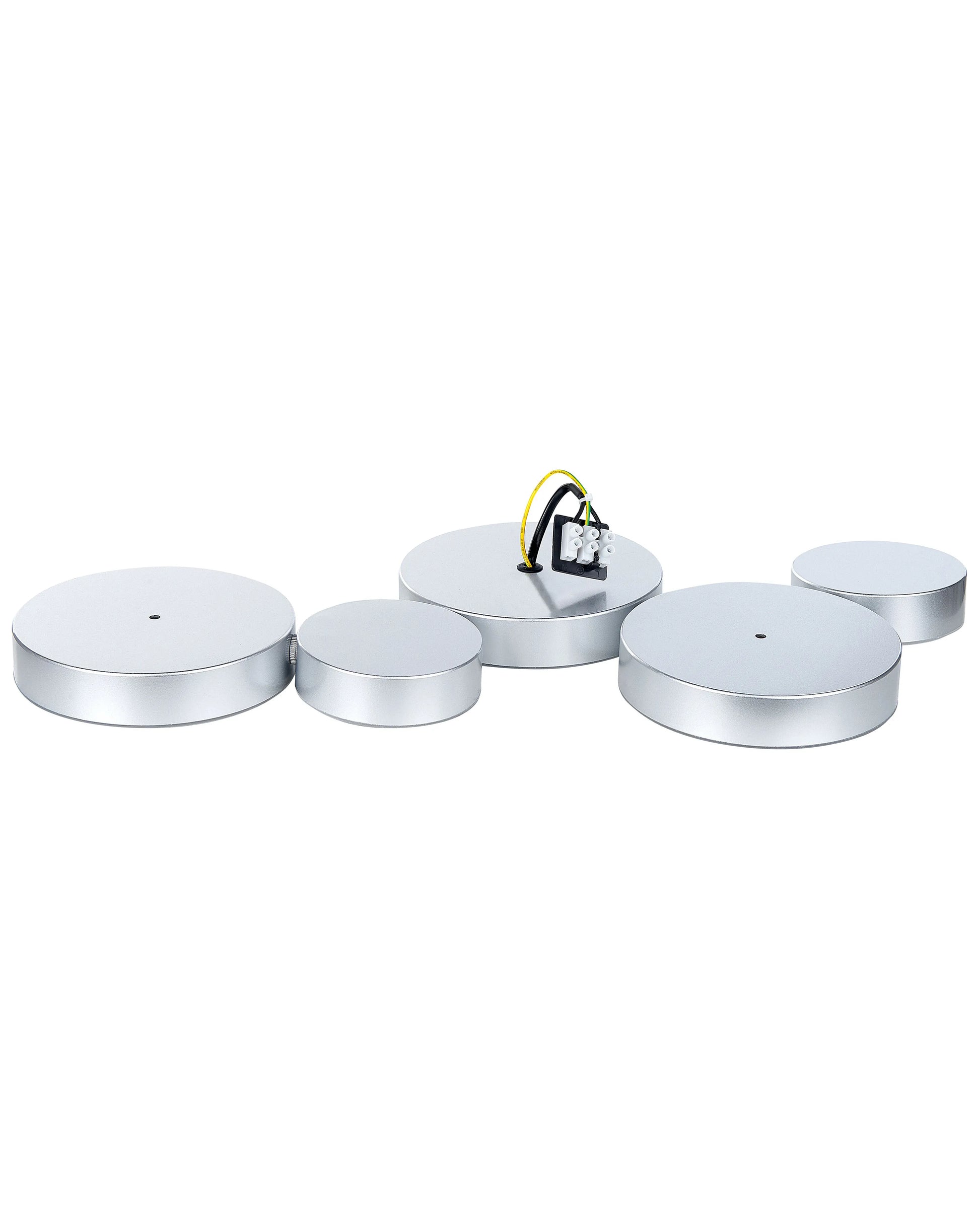  LED Ceiling Lamp LUGA Metal Silver