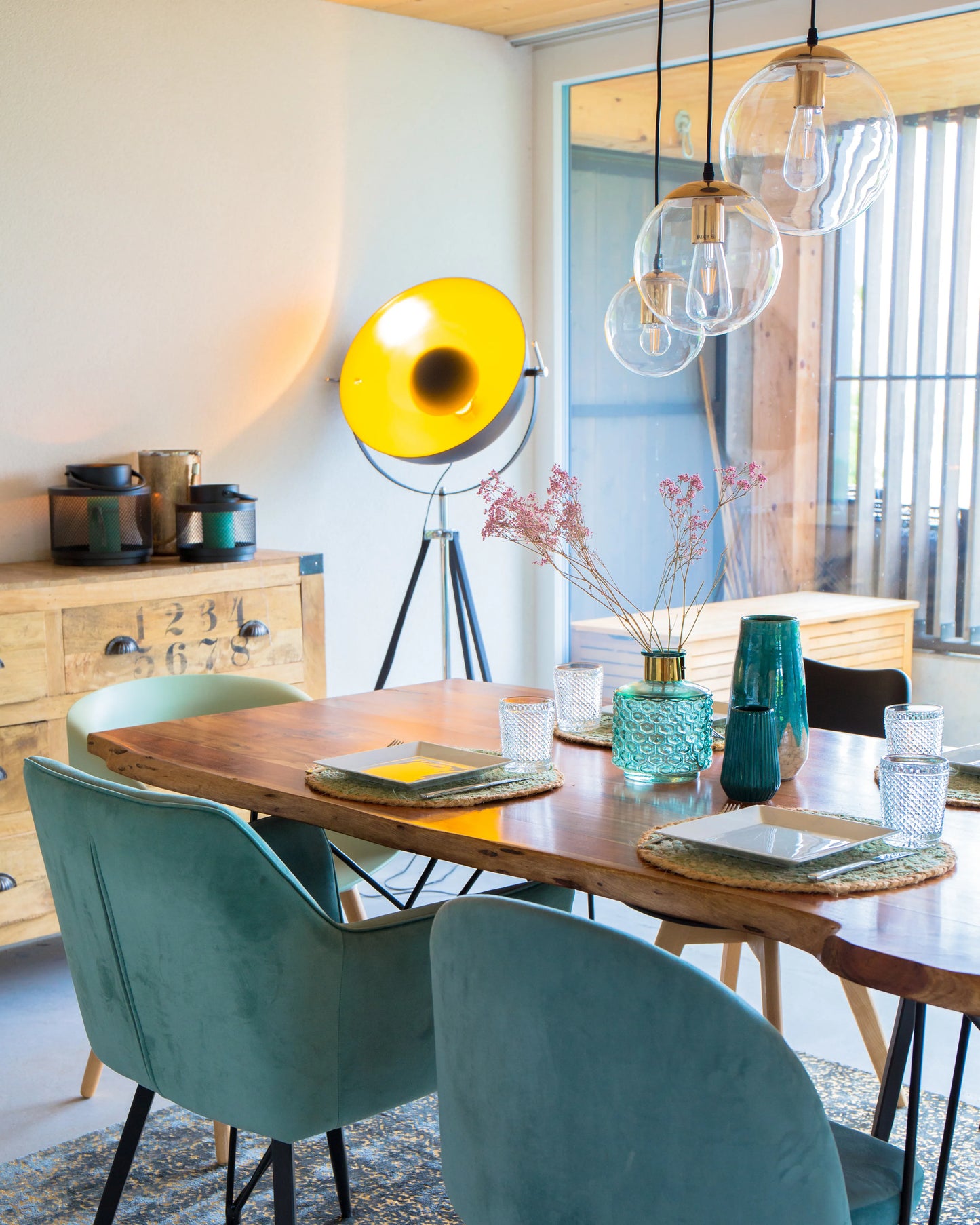  Floor Lamp THAMES Metal Black