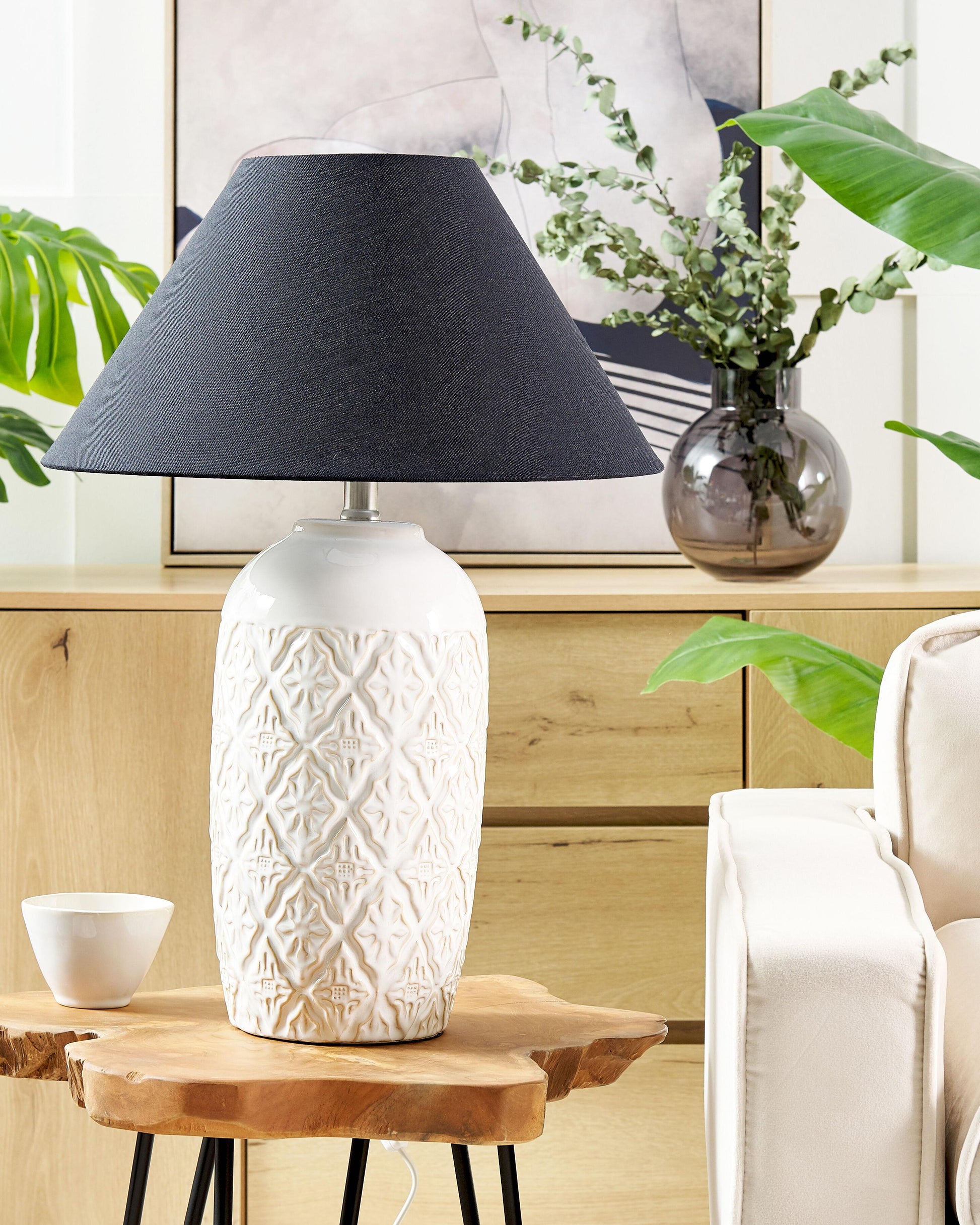  Table Lamp TELIRE Ceramic Beige