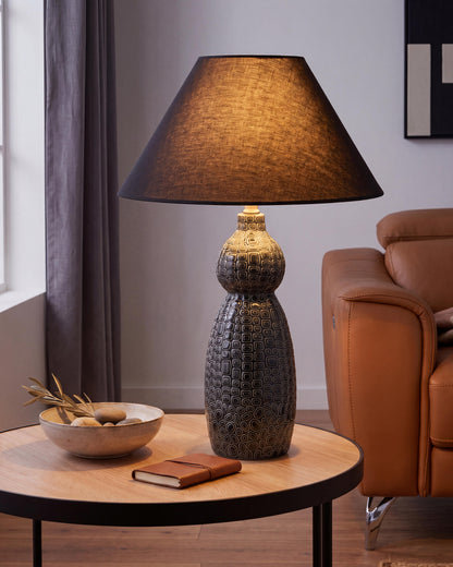  Table Lamp MATINA Ceramic Black