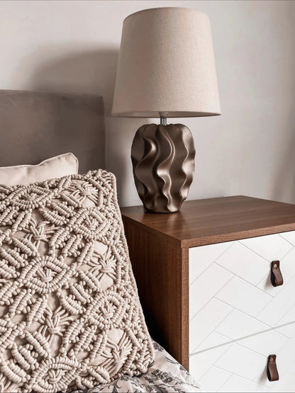 Table Lamp ALLIKA Ceramic Gold