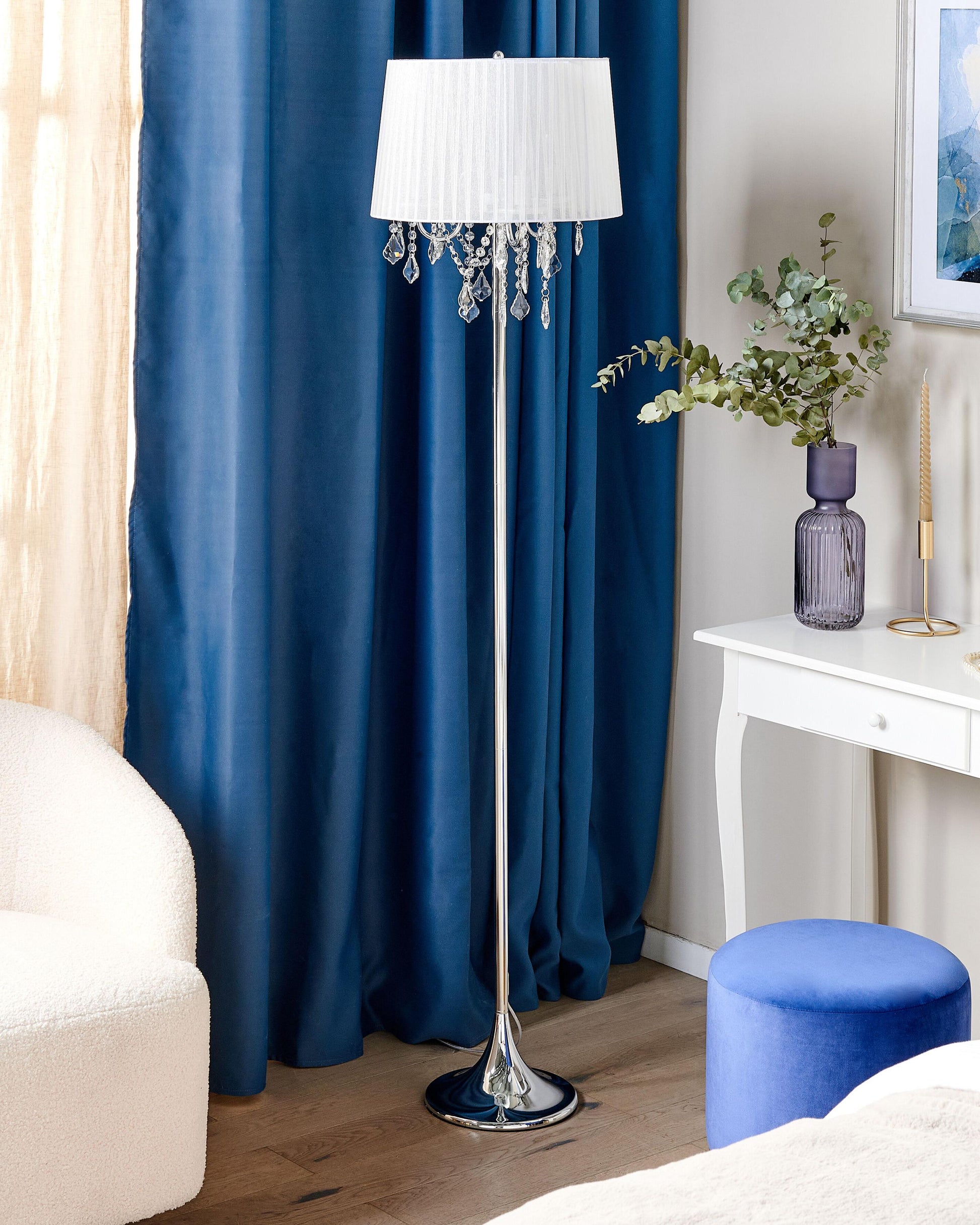  Floor Lamp EVANS Metal White