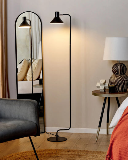  Floor Lamp RIMAVA Adjustable Metal Black
