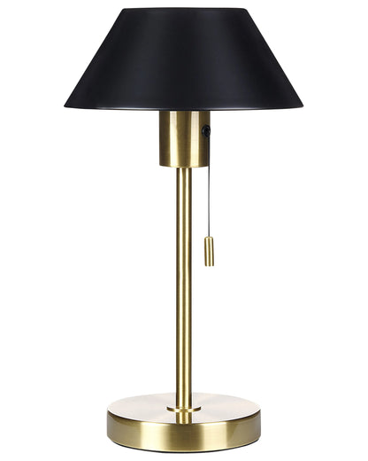  Table Lamp CAPARO Metal Black/ Gold
