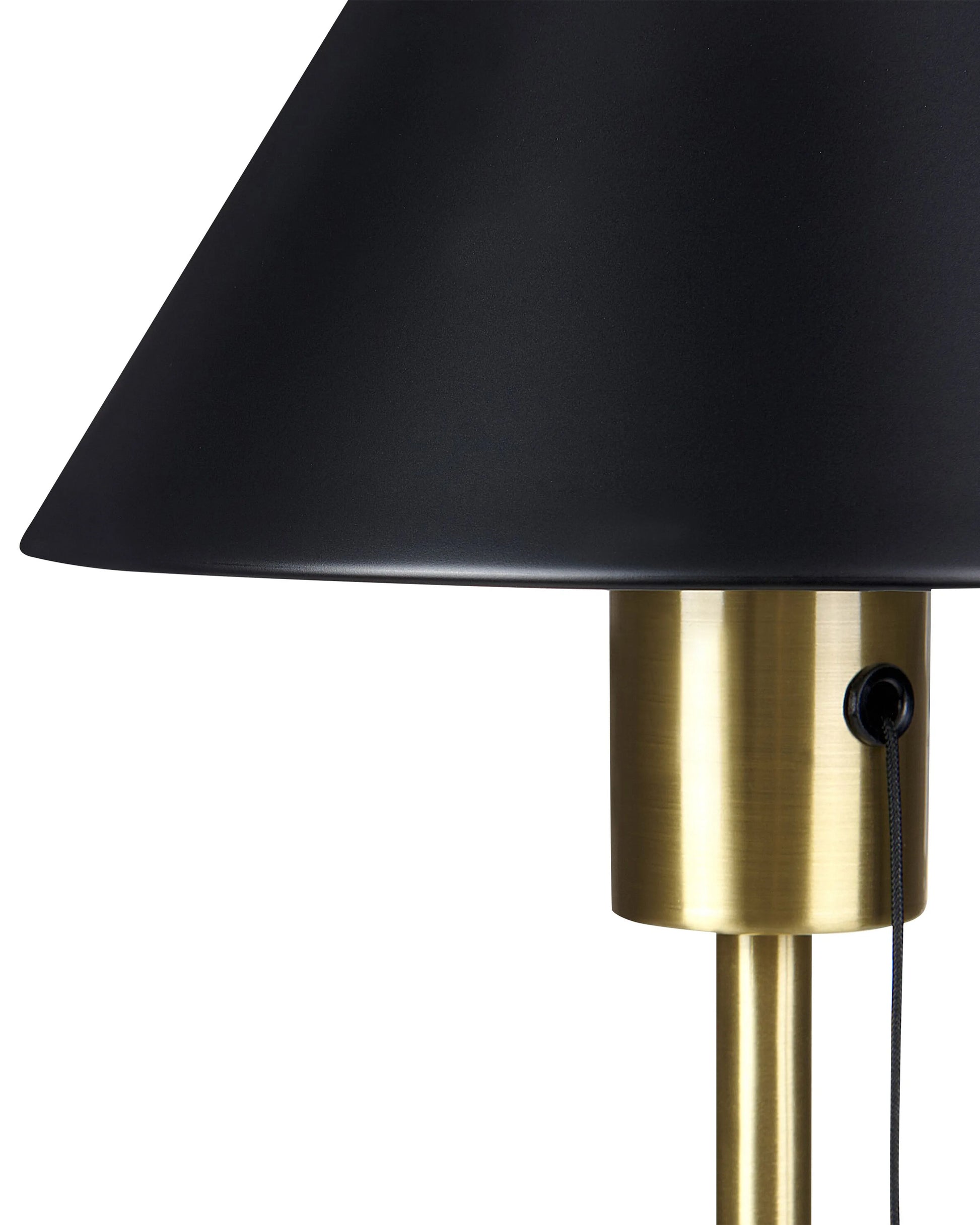  Table Lamp CAPARO Metal Black/ Gold