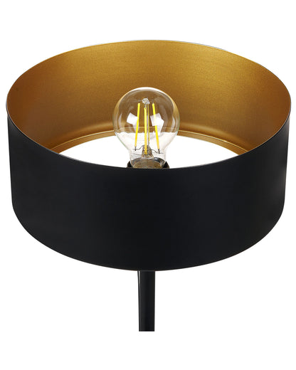  Table Lamp ARIPO With USB Port Metal Black