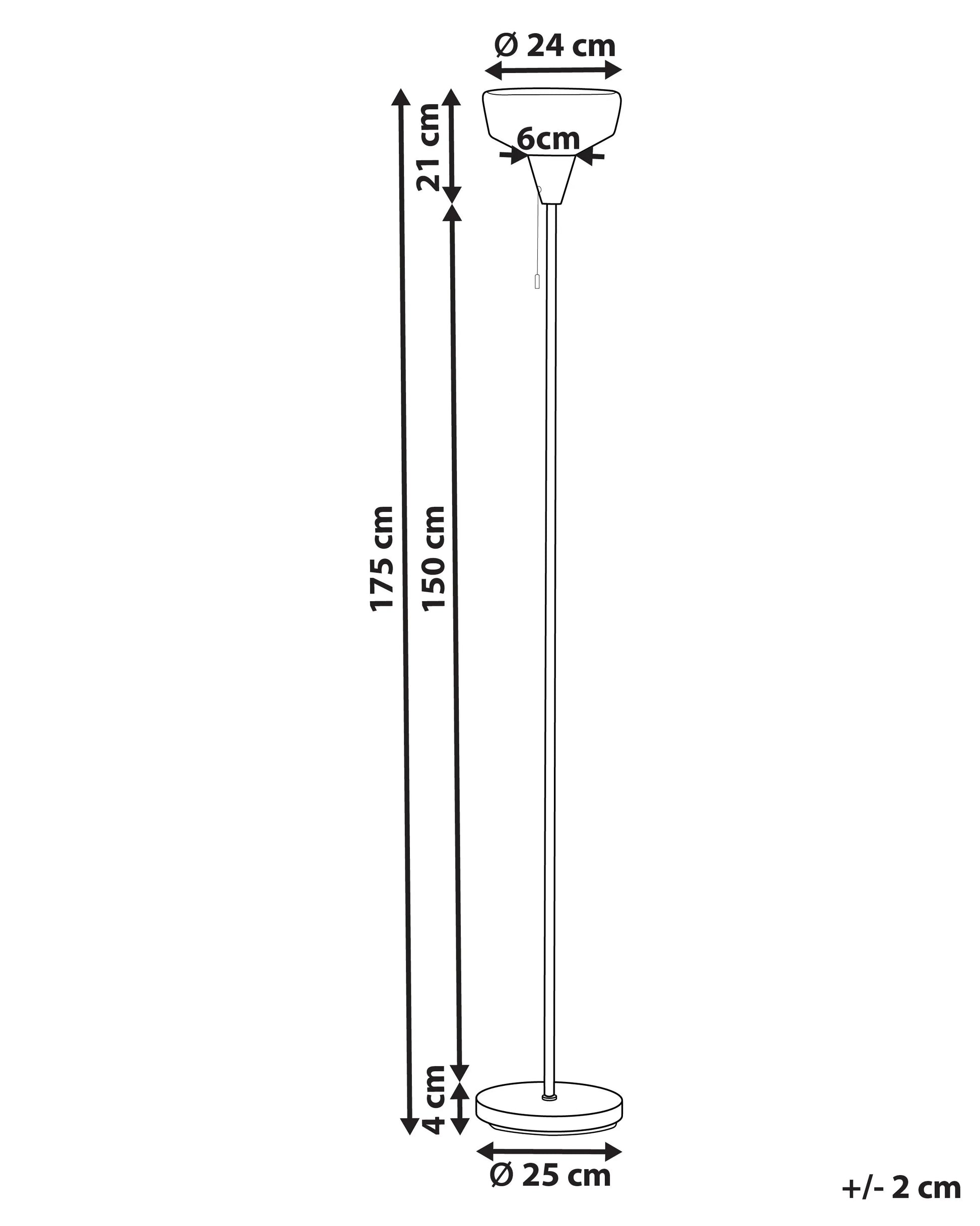  Floor Lamp TALPARO Metal Gold