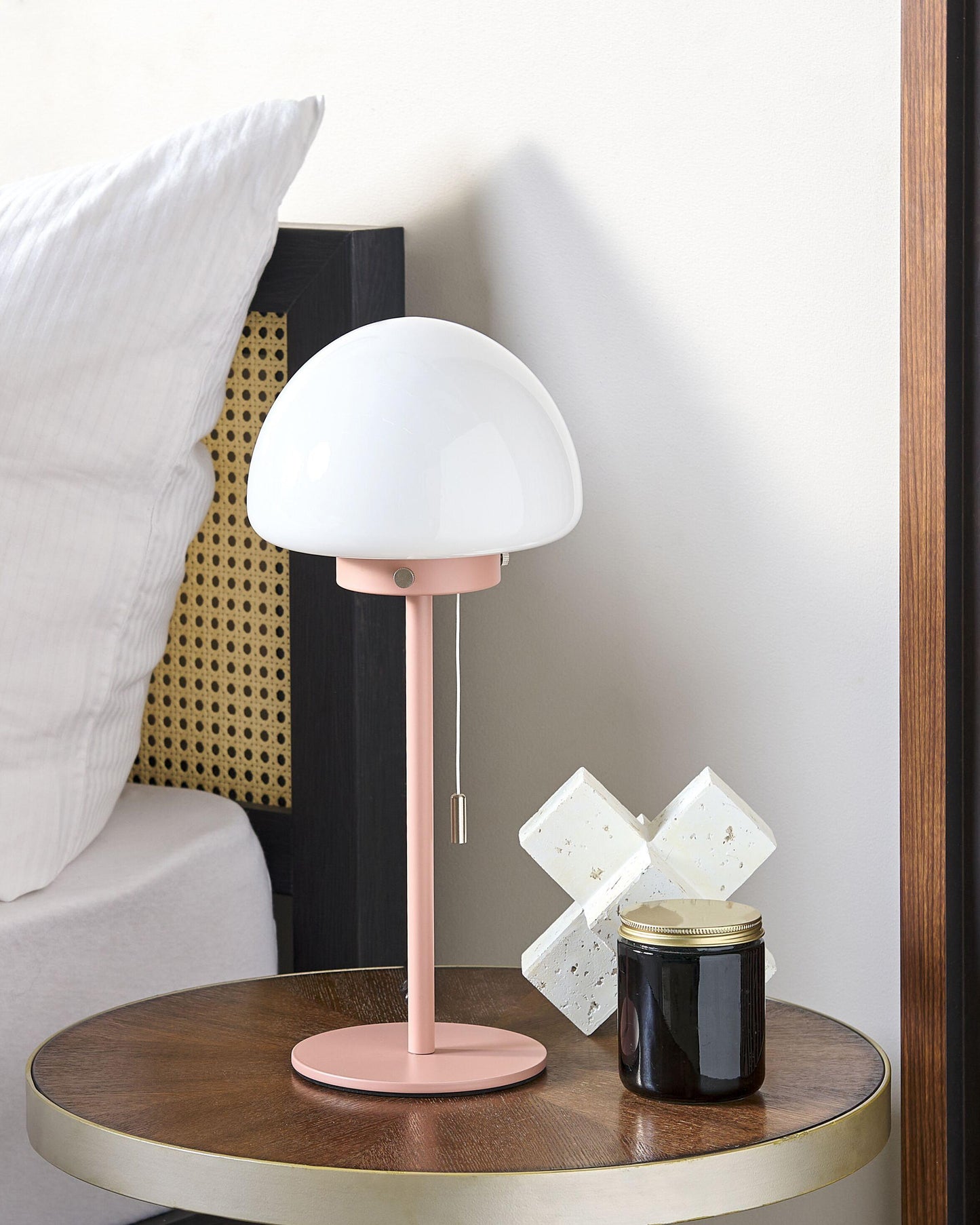  Table Lamp MORUGA Metal Pink