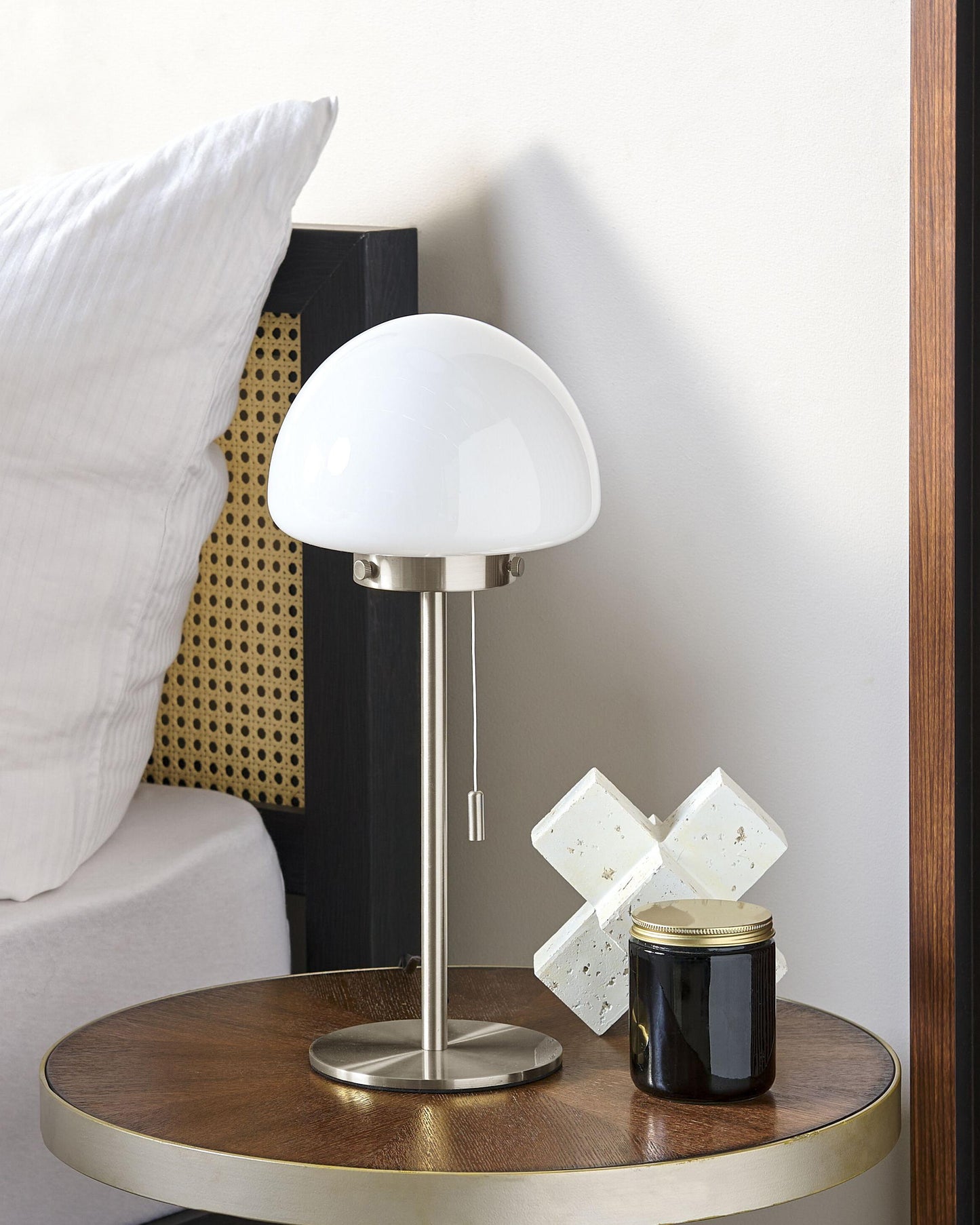  Table Lamp MORUGA Metal Silver