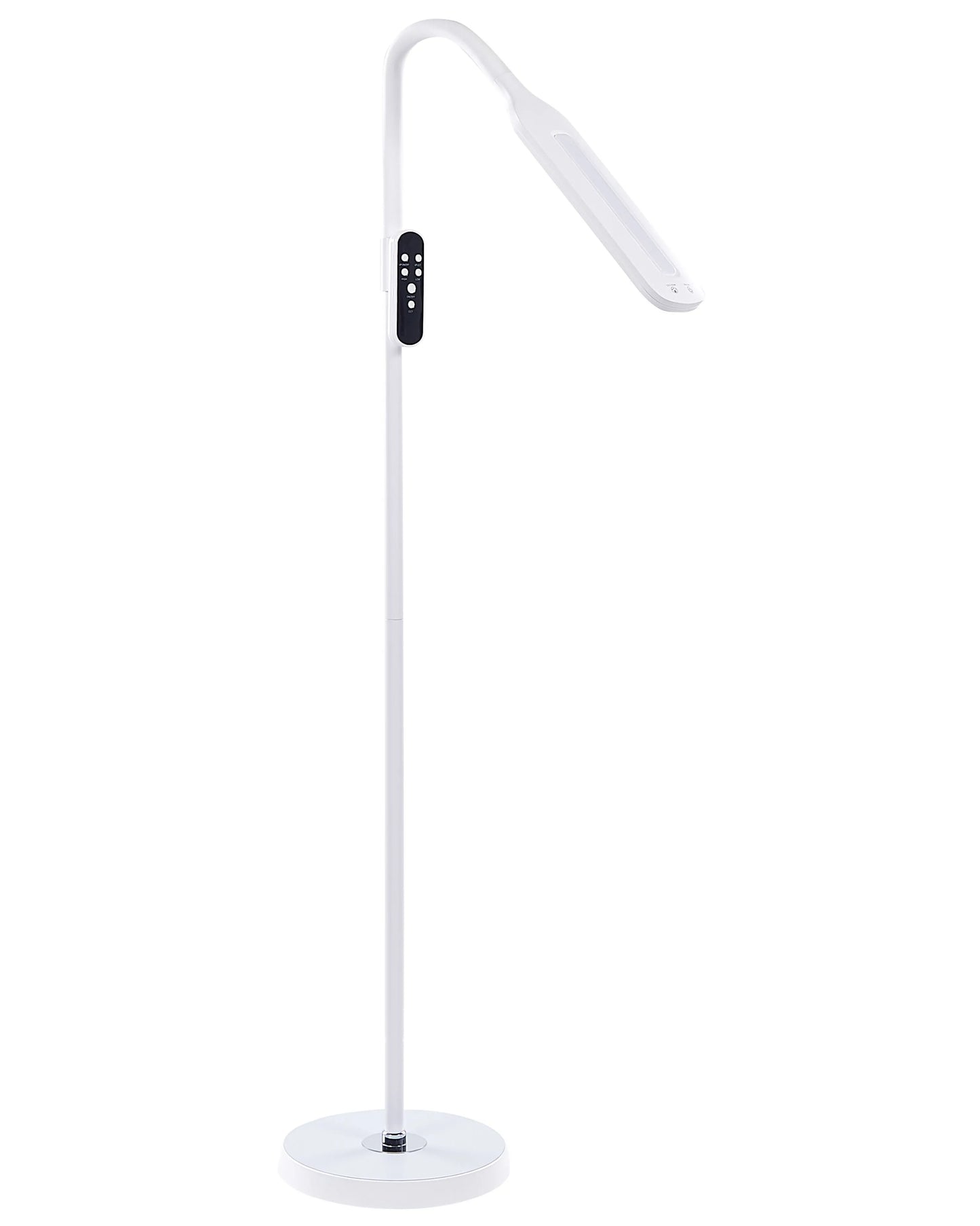  LED Floor Lamp ARIES With Dimmer Metal White