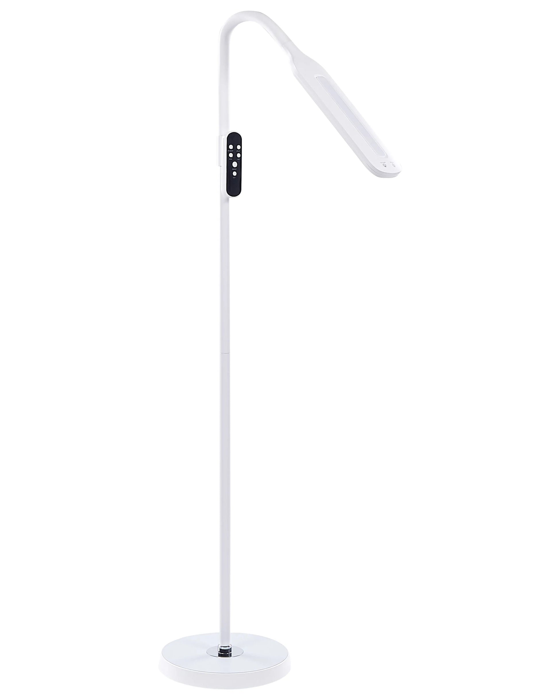  LED Floor Lamp ARIES With Dimmer Metal White