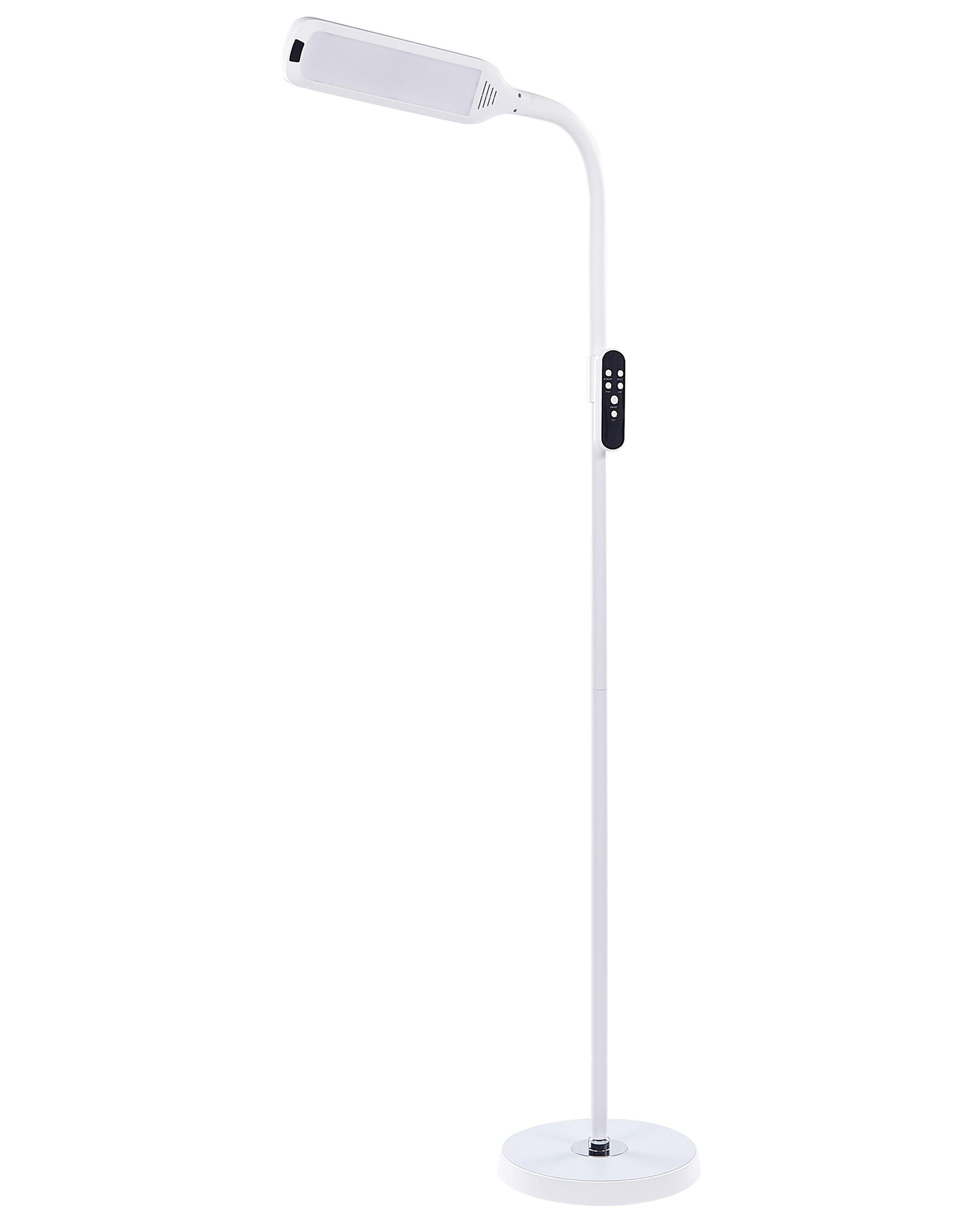  LED Floor Lamp ARIES With Dimmer Metal White