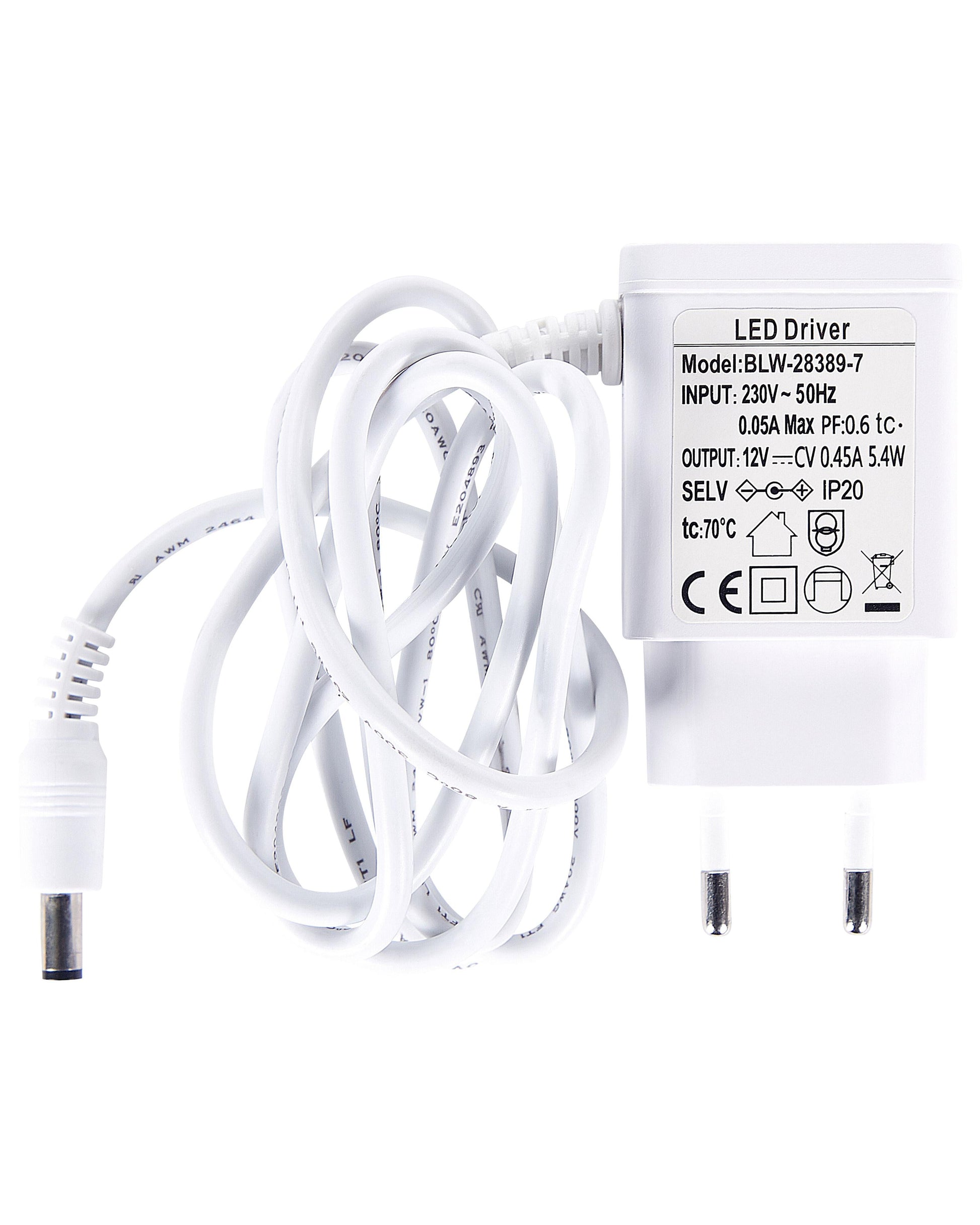  LED Floor Lamp ARIES With Dimmer Metal White