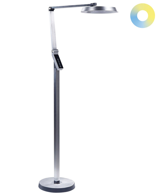 LED Floor Lamp CARINA With Dimmer Metal Silver