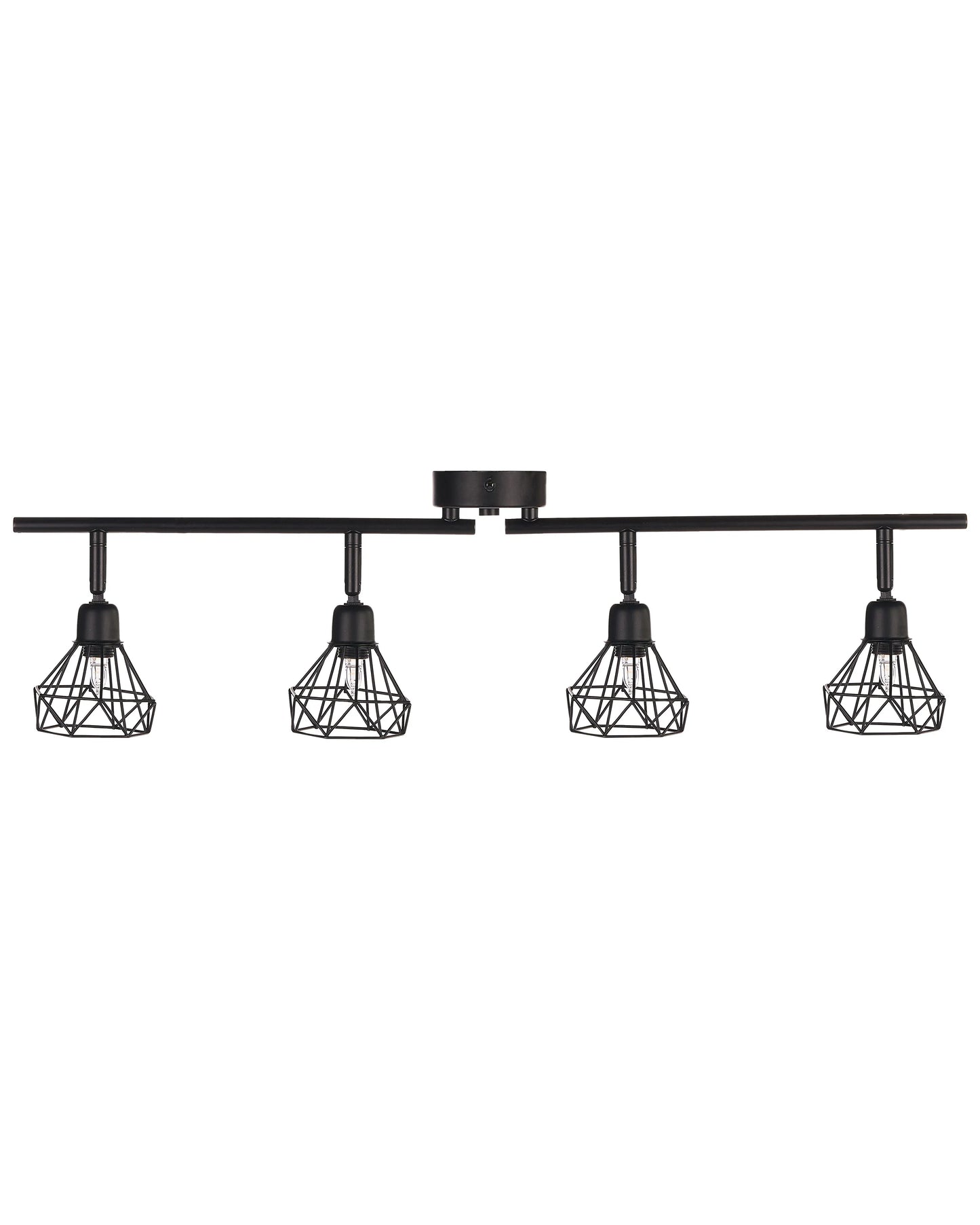  4 Light Spotlight ERMA Adjustable Metal Black