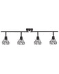  4 Light Spotlight ERMA Adjustable Metal Black