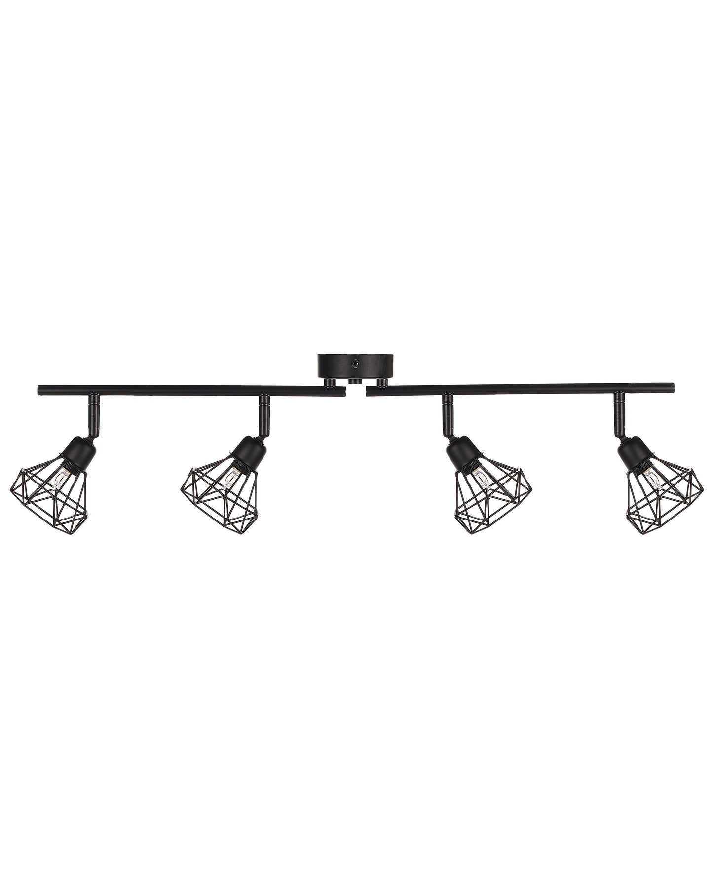  4 Light Spotlight ERMA Adjustable Metal Black