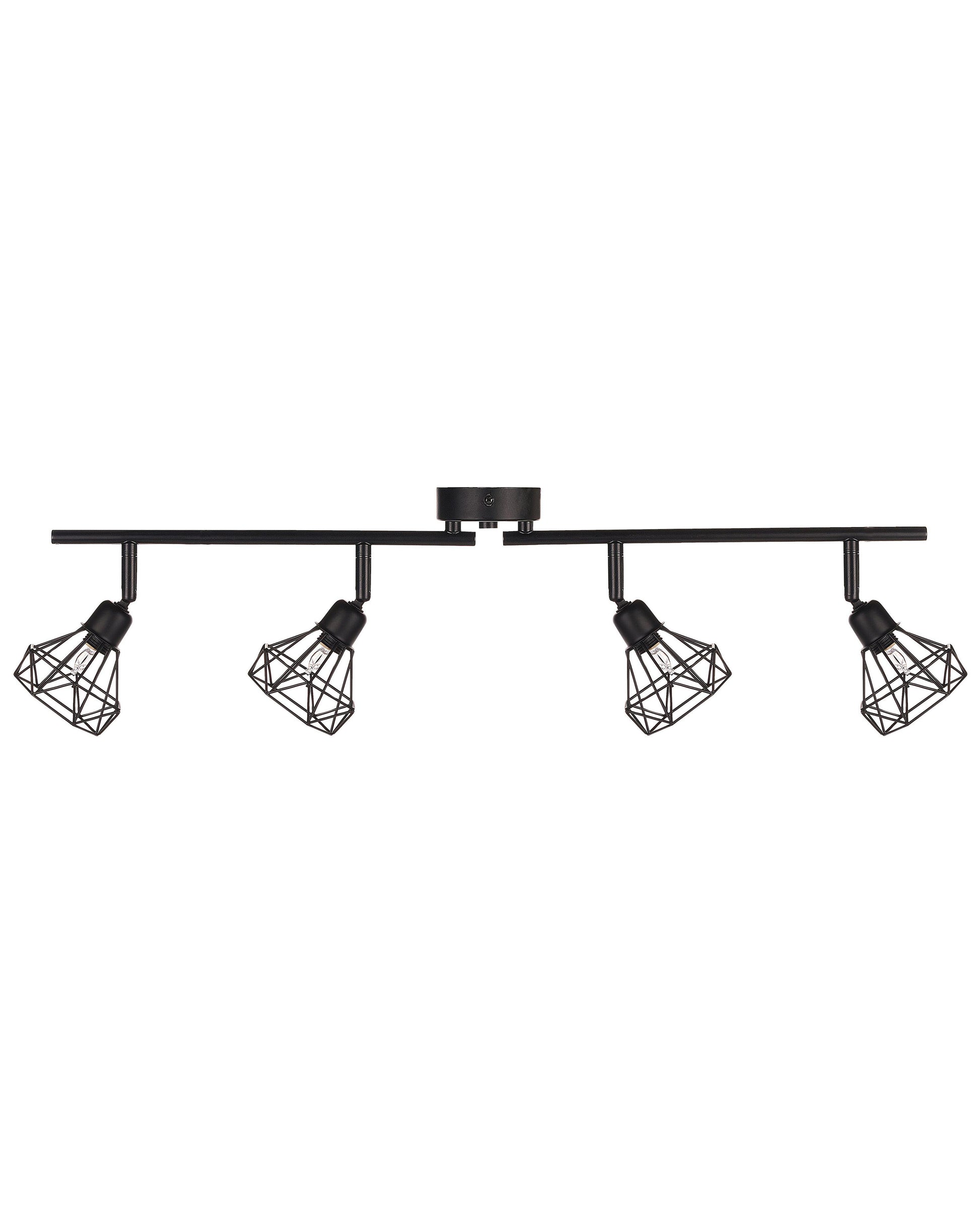  4 Light Spotlight ERMA Adjustable Metal Black