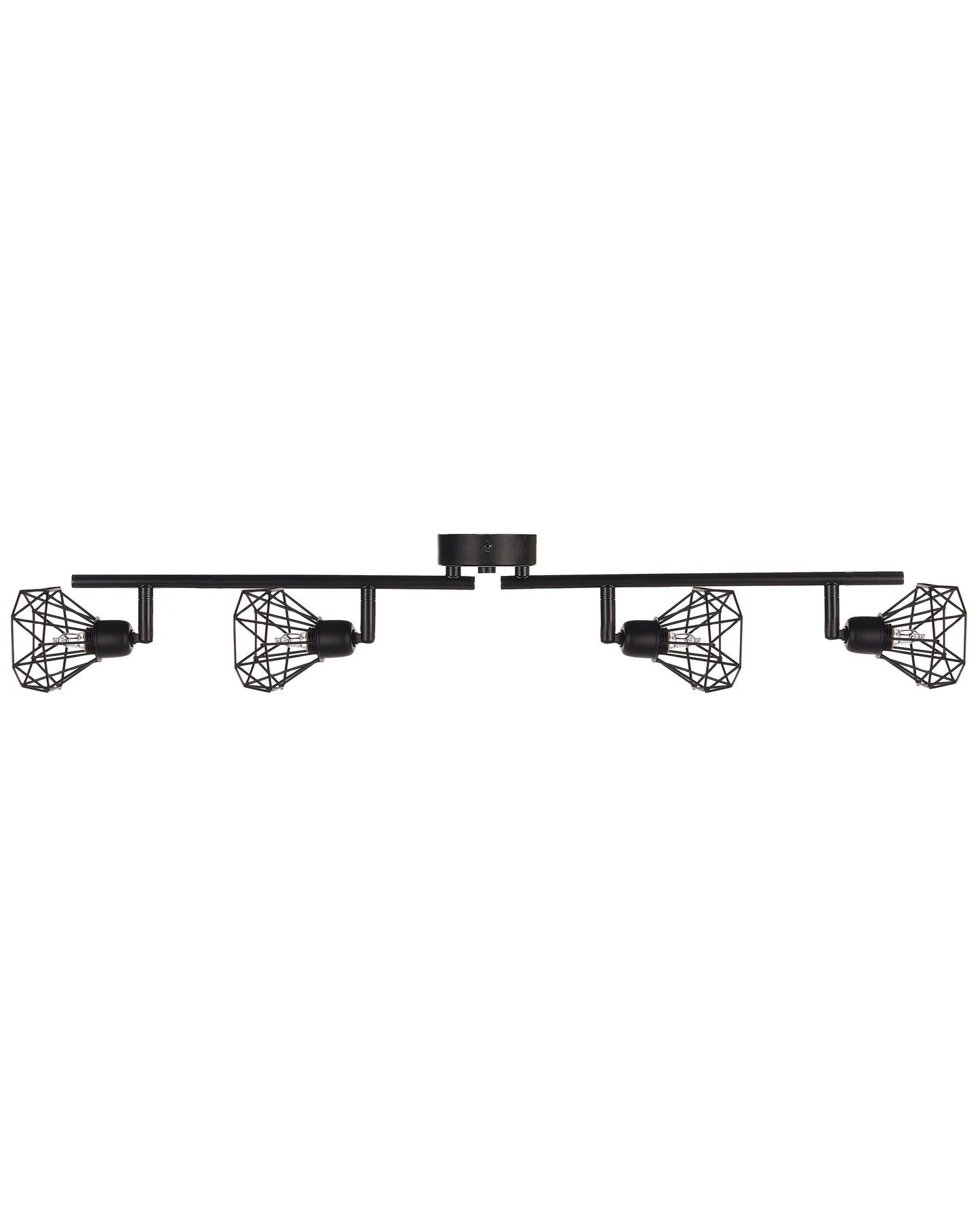  4 Light Spotlight ERMA Adjustable Metal Black