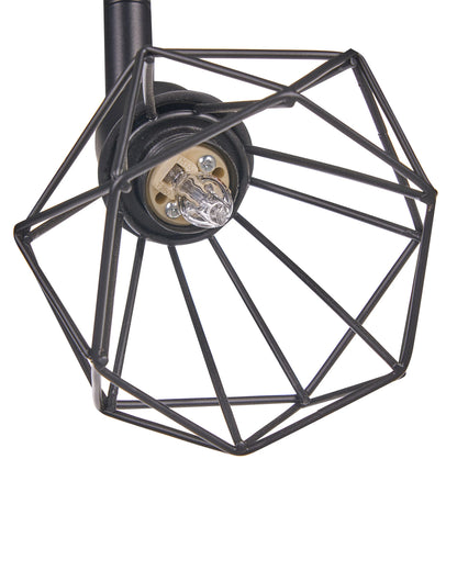  4 Light Spotlight ERMA Adjustable Metal Black