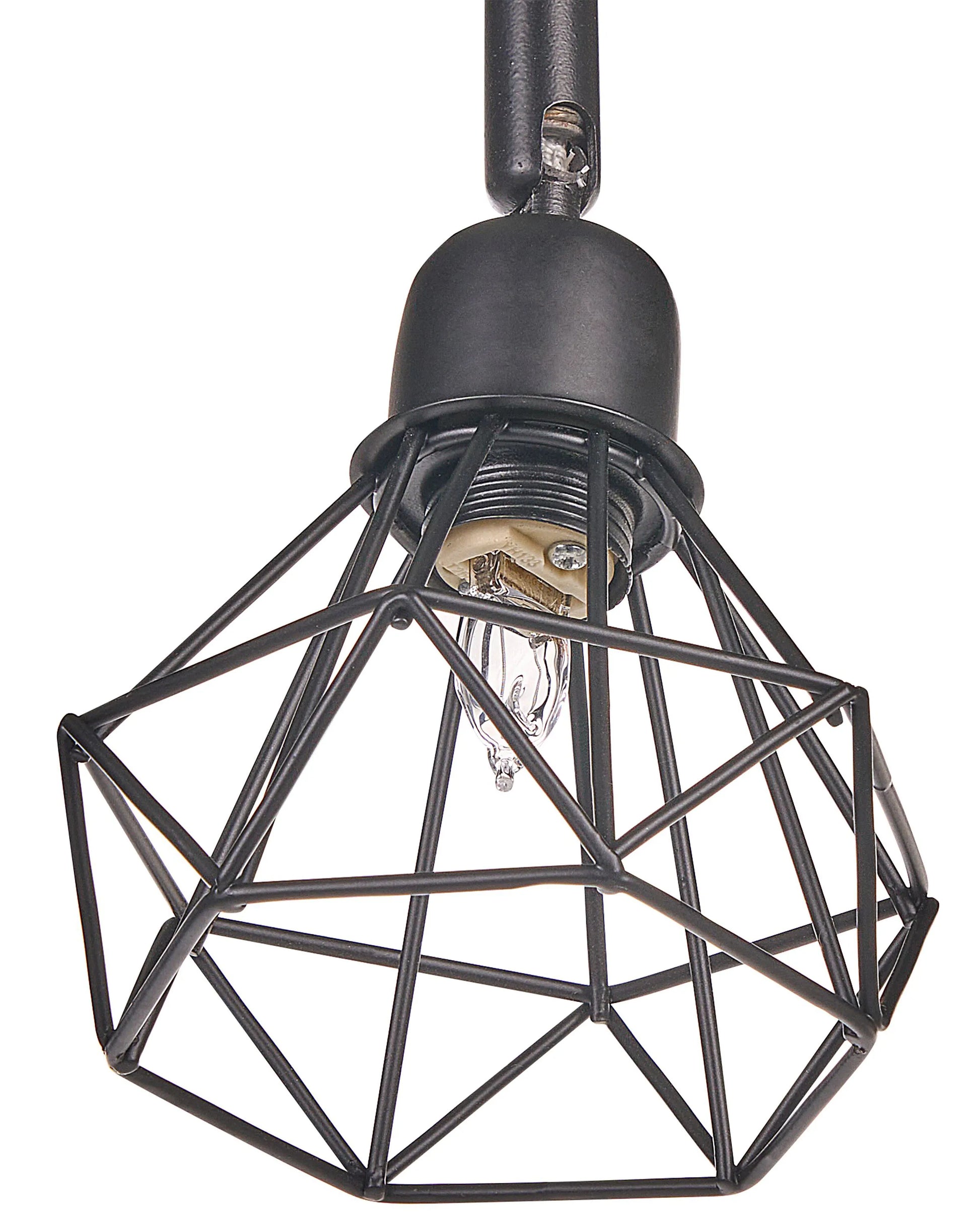  4 Light Spotlight ERMA Adjustable Metal Black