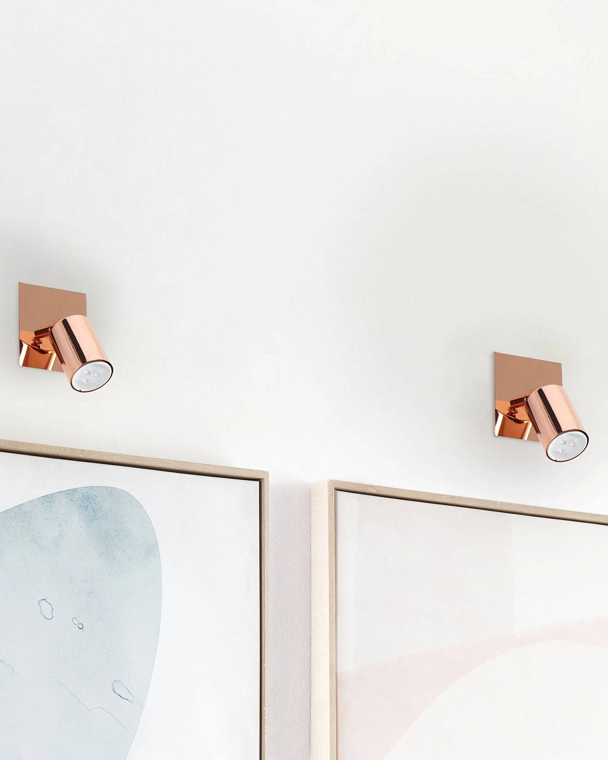  Set Of 2 Spotlight Lamps TIGRIS Adjustable Metal Copper