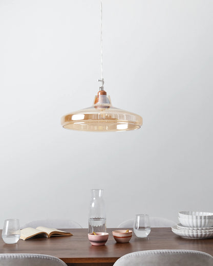  Pendant Lamp ALIKOS Glass Gold