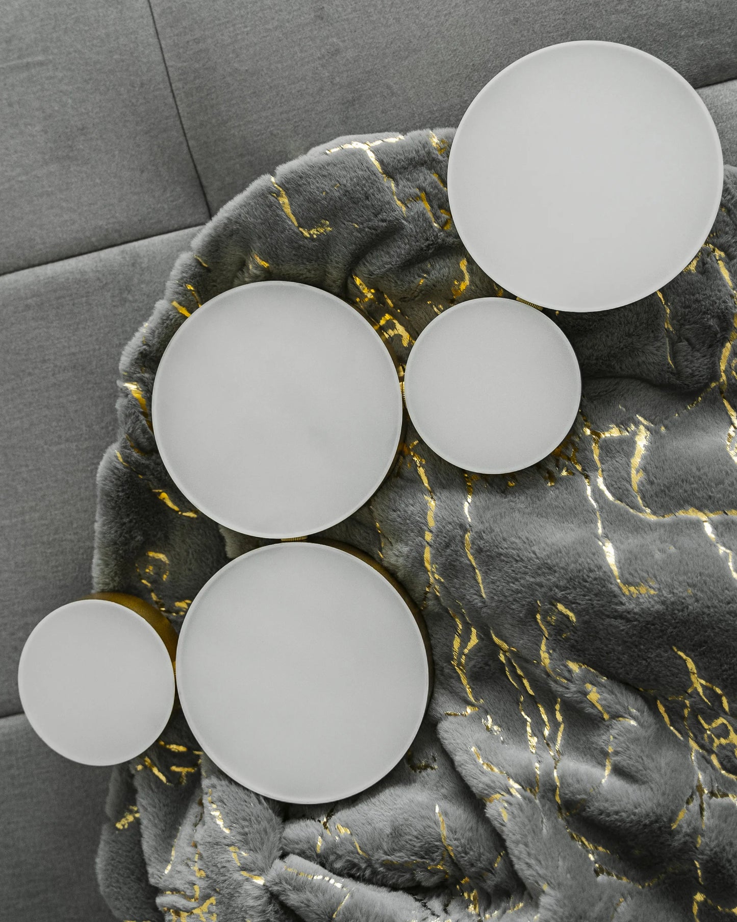  LED Ceiling Lamp LUGA Metal Gold