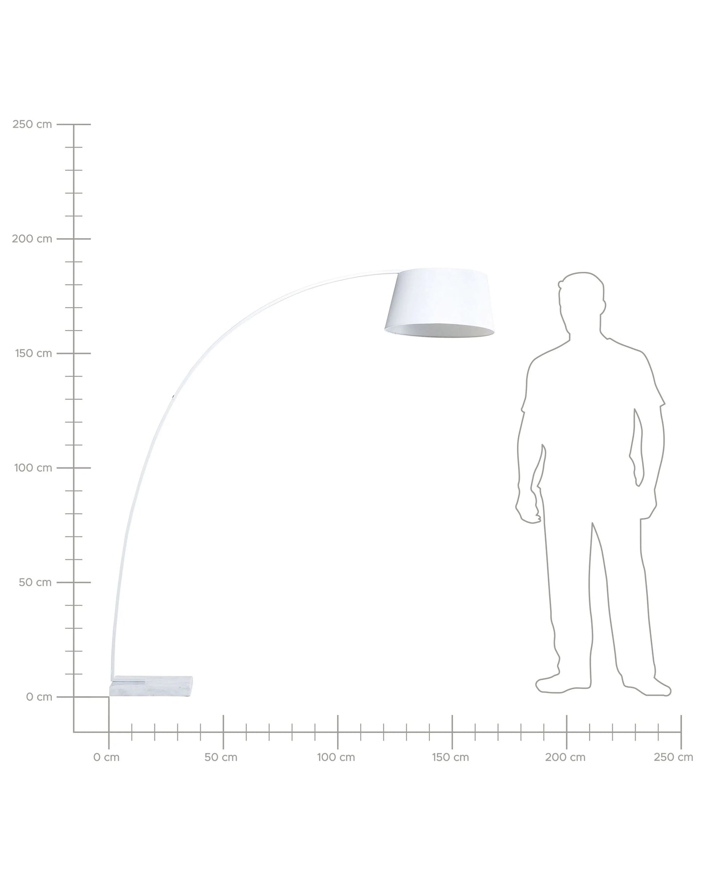  Floor Lamp BENUE Metal White